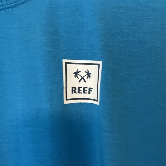 Reef Teal Short Sleeve Tee Size Small - Picture 6 of 7